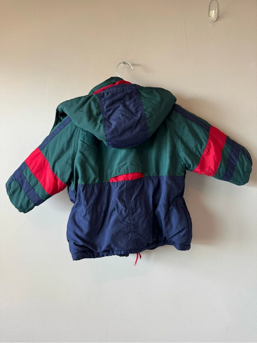 Vintage Sports Universal by Rothschild Rare Colorblock Hooded Ski Jacket Size 2T